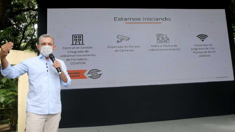 Fortaleza Cidade Inteligente: Prefeitura anuncia Central Integrada e política pública de videomonitoramento