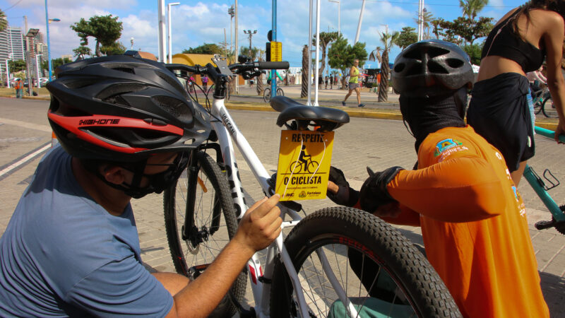 Prefeitura de Fortaleza realiza mais uma edição da Ciclofaixa de Lazer