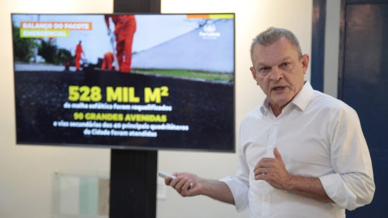 Prefeito Sarto anuncia novo pacote de recapeamento das principais vias de Fortaleza