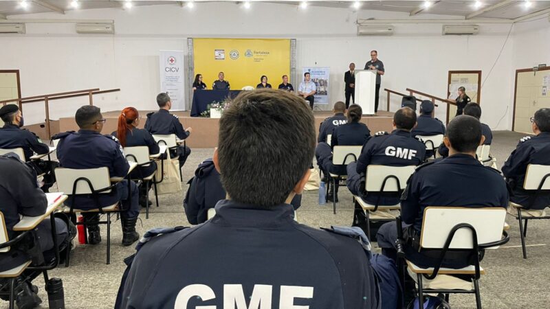 Prefeitura e Cruz Vermelha iniciam formação em normas internacionais de direitos humanos aplicadas à função de guarda municipal