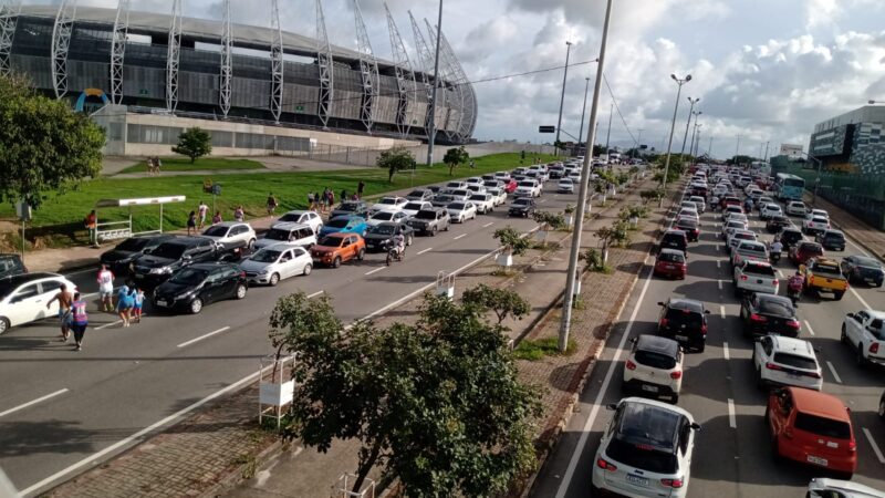 AMC monta operação de trânsito para jogo entre Ceará e São Paulo