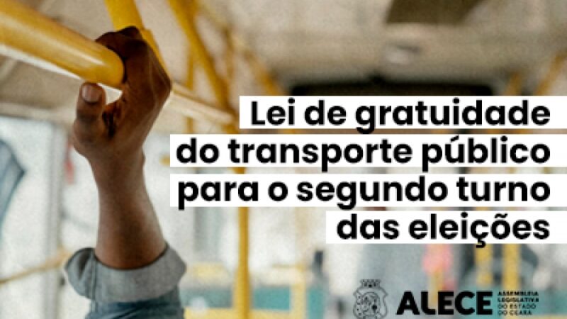 Eleitores do Ceará têm direito a transporte intermunicipal gratuito no 2° turno