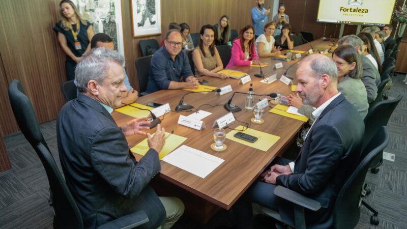 Prefeito José Sarto se reúne com representantes do Banco Mundial para discutir programa Fortaleza Cidade Sustentável