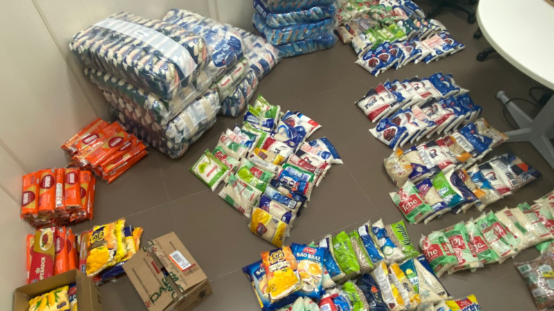 Sistema Sedet arrecada mais de uma tonelada de alimentos durante Gincana da Semana do Servidor