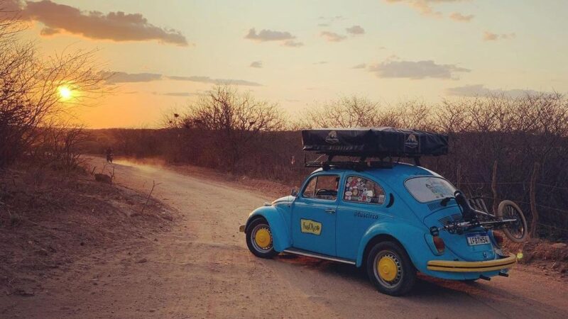 Conheça Maninho, fusca cearense de 50 anos que rodou em todas as capitais do Nordeste; veja imagens