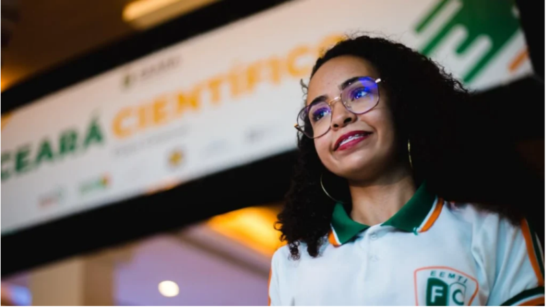Aos 17 anos, filha de agricultor usa biologia computacional em estudo no CE para combater a Covid