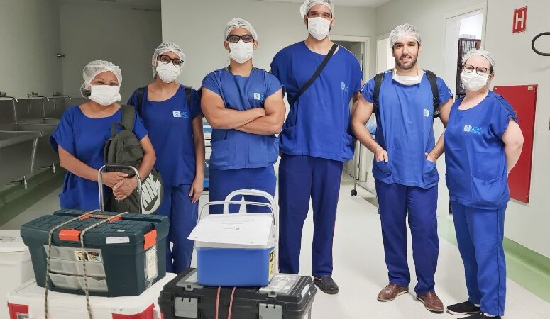 No HRN, primeira captação de múltiplos órgãos e tecidos do ano beneficia até cinco pessoas