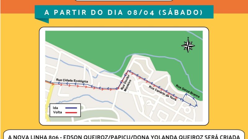 Etufor inicia operação de linha 806 – Edson Queiroz/Papicu/Dona Yolanda Queiroz