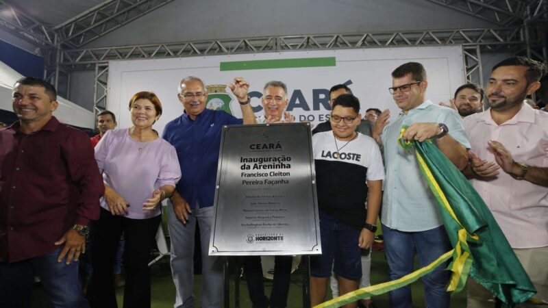 Governo do Ceará entrega 301ª areninha no município de Horizonte