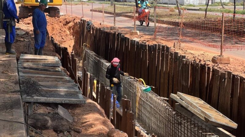 Novo trecho da Av. Deputado Paulino Rocha passa por mudanças no trânsito para viabilizar obras de drenagem