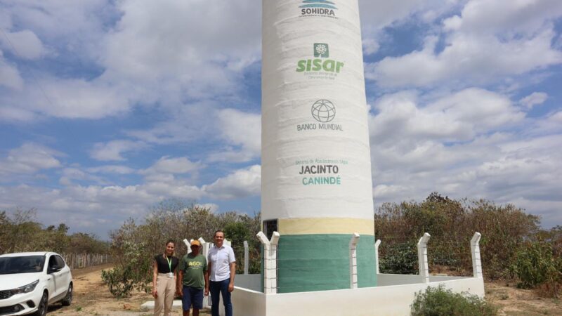 Gestores da Sohidra acompanham andamento do projeto de módulos sanitários em Canindé