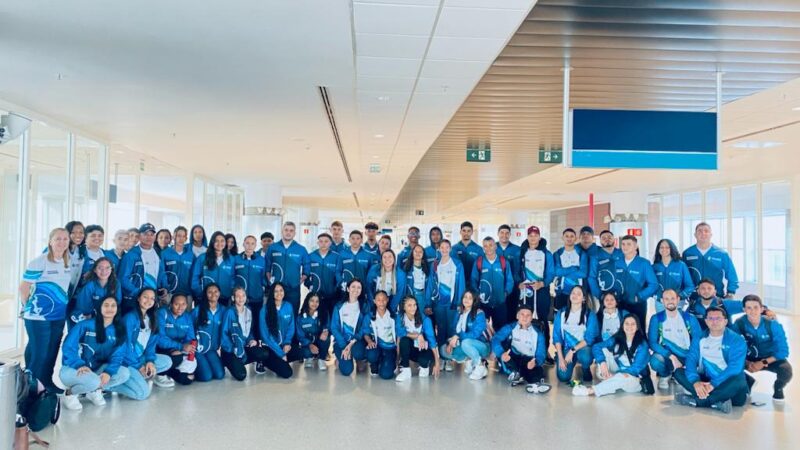Delegação cearense participa da cerimônia de abertura dos Jogos da Juventude 2023