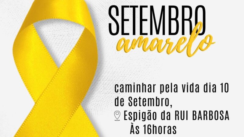 Alece será parceira de caminhada de conscientização e prevenção ao suicídio