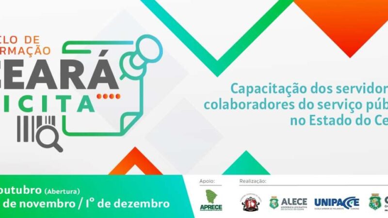 Ciclo de Formação – Ceará Licita tem início no dia 26 de outubro