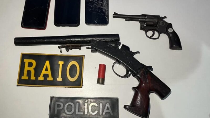 Ação da PMCE resulta na apreensão de duas armas de fogo em Beberibe
