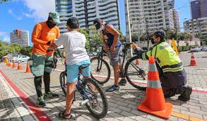 Ciclofaixa de Lazer é opção de diversão e prática de esporte nas férias