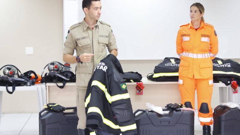 Companhia de Bombeiros da Alece recebe novos EPIs e realiza treinamento do efetivo