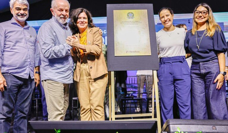 “Podemos ter um polo industrial de saúde para competir com qualquer país”, diz Lula na inauguração de fábrica de recombinantes