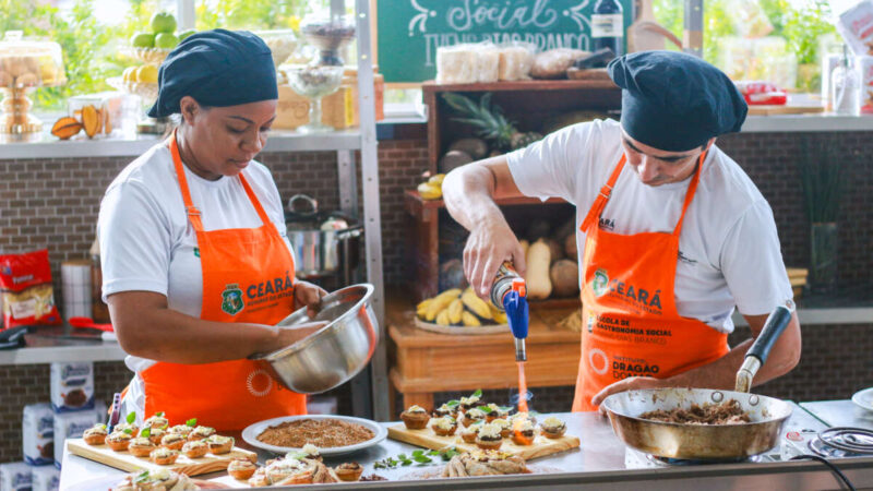 Escola de Gastronomia Social realiza intercâmbio entre profissionais da gastronomia do Ceará e França