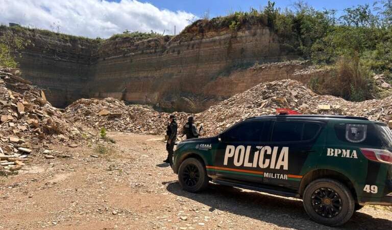 PMCE recupera fósseis durante fiscalizações em pedreiras no Cariri