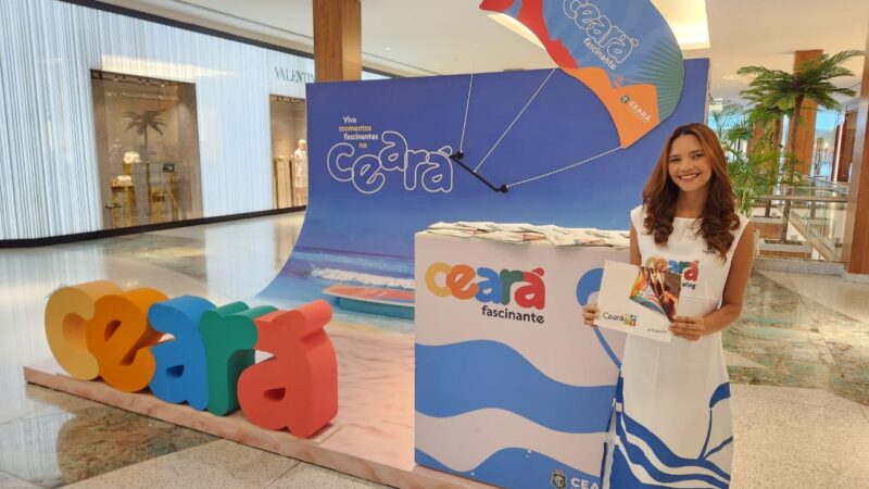 Ceará conta com estande em shoppings e aeroportos do país para captar turistas