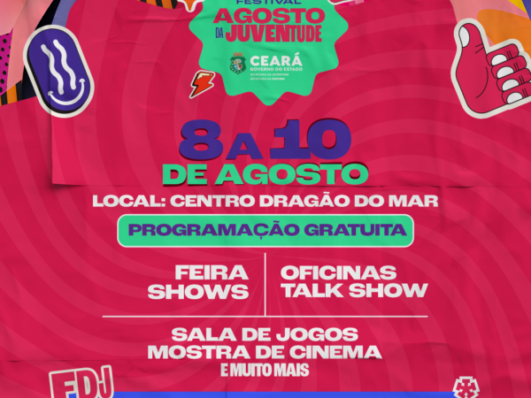 Governo do Ceará realiza primeira edição do Festival Agosto da Juventude