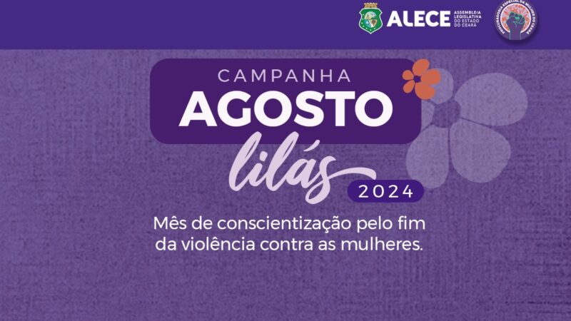 Alece realiza palestras em Fortaleza e no interior em mais uma semana do Agosto Lilás