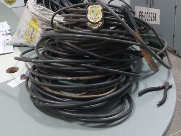 Ações das Forças da SSPDS resultam no aumento de 24,8% nas capturas por furto e receptação de fios em Fortaleza em 2024