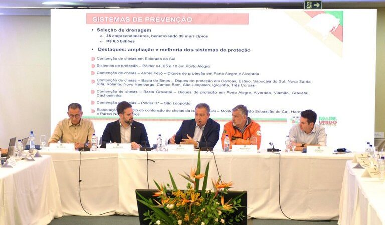 Ações do Governo Federal asseguram a reconstrução do Rio Grande do Sul diante do desastre climático