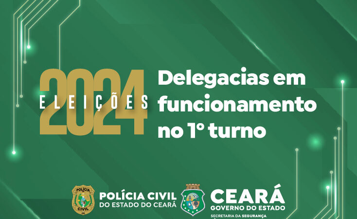 Operação Eleições 2024: confira quais delegacias da Polícia Civil estarão funcionando