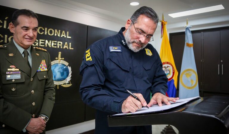 Polícia Rodoviária Federal firma cooperação com Polícia Nacional da Colômbia