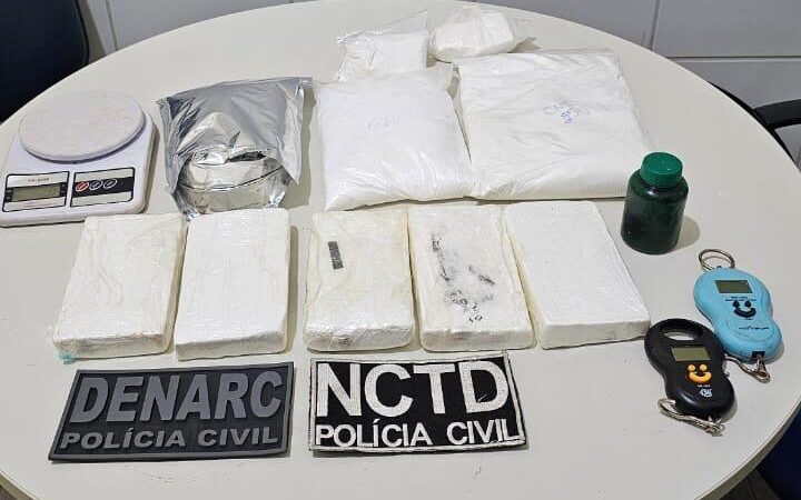Chefe de grupo criminoso atuante no Cariri é preso com 3kg de cocaína na Bahia