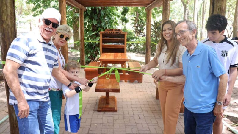 Parque do Cocó ganha espaço de leitura em homenagem ao ambientalista Pio Rodrigues Neto