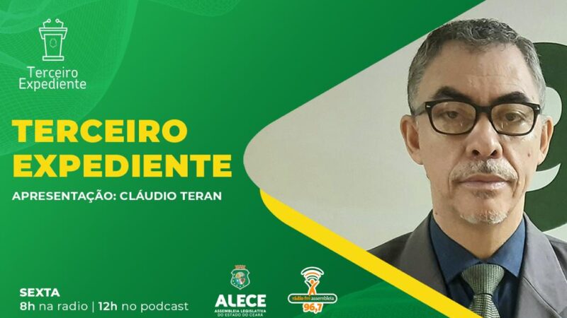 Terceiro Expediente reestreia na Alece FM e Alece TV com o deputado Apollo Vicz