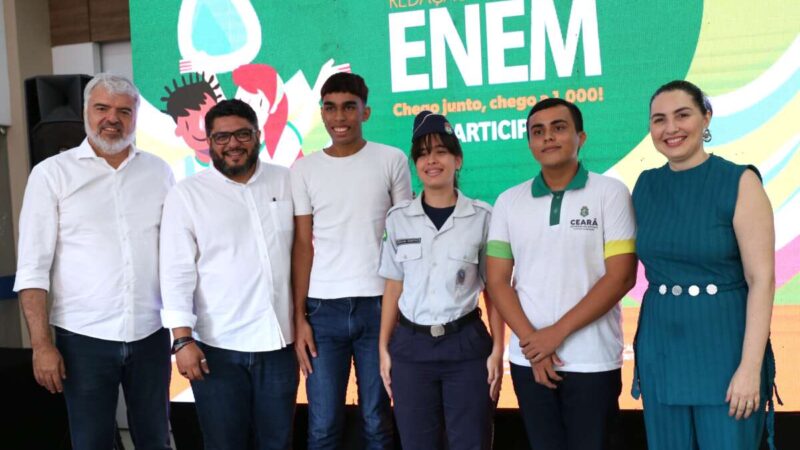 Vencedores do concurso de redação Enem Chego, Junto Chego a 1.000 são premiados