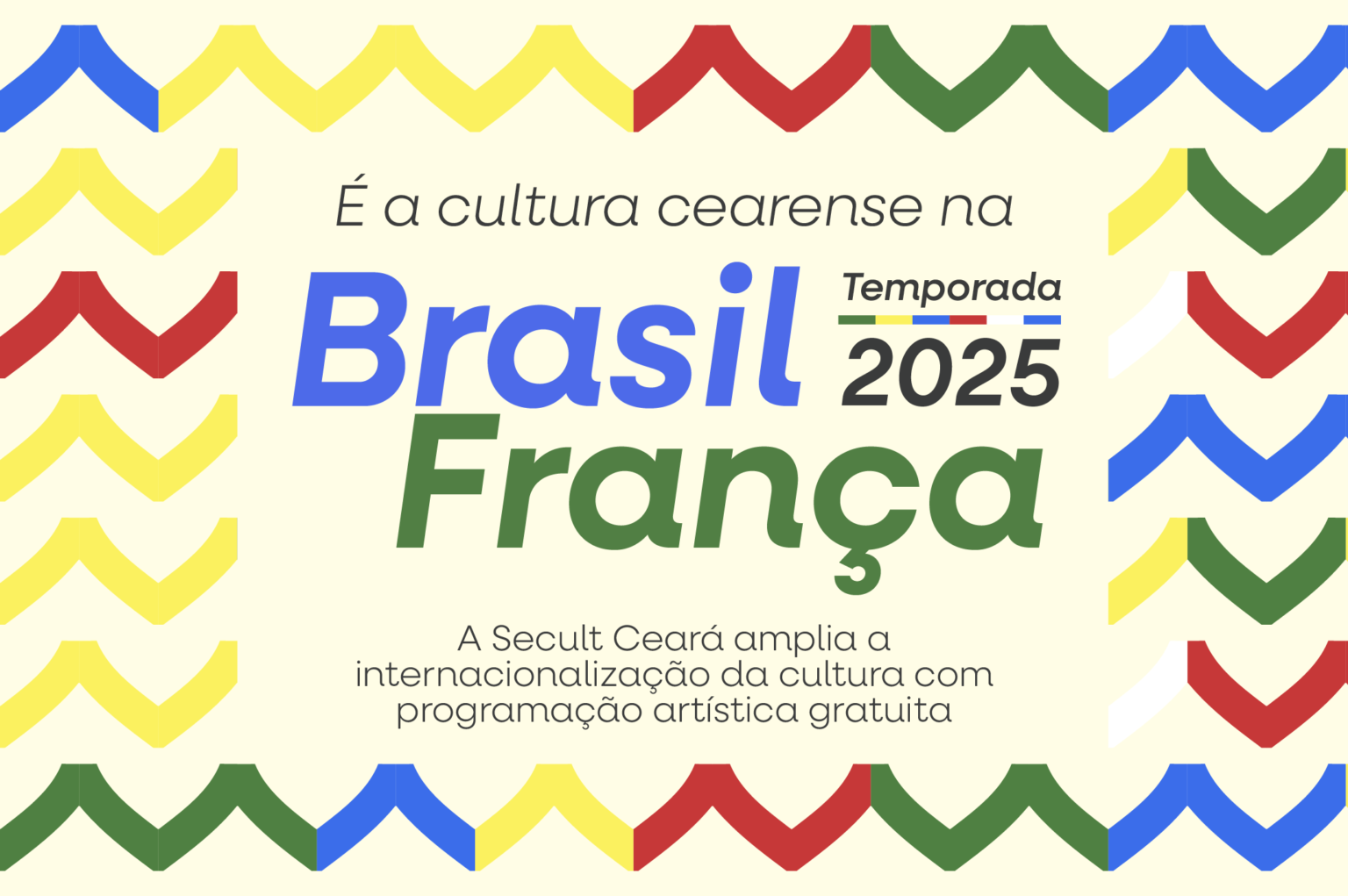 Secult Ceará amplia internacionalização da cultura durante a programação do ‘Temporada Brasil-França 2025’