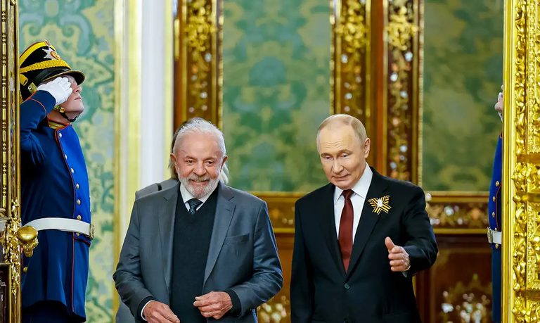 Em Moscou, Lula e Putin conversam sobre desafios da geopolítica internacional e parceria estratégica