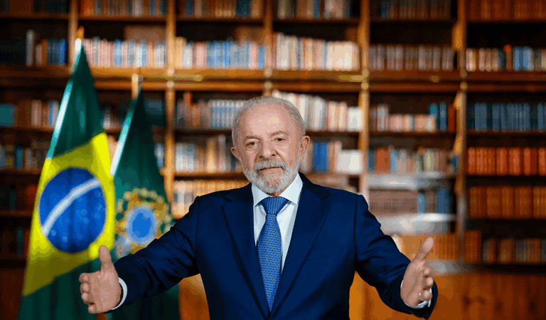 ‘Não há vencedores em guerras tarifárias’, disse Lula em pronunciamento à nação