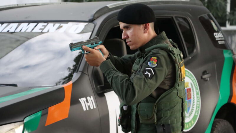 Policiais e guardas municipais participam do Curso de Aperfeiçoamento de Ações Policiais Operacionais Urbanas – Turma VI da Aesp/CE