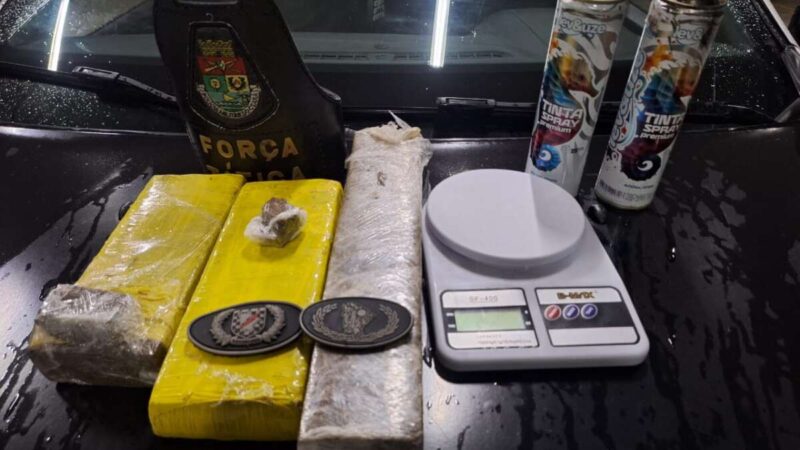 PMCE prende homem com mais de 2 kg de maconha no Vicente Pinzón
