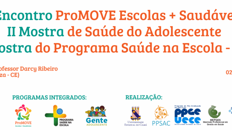 Saúde na Escola é tema de evento promovido pela Uece, SME e SMS