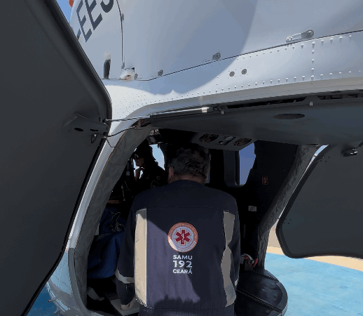 Ciopaer/SSPDS realiza transporte aeromédico de vítima de acidente de trânsito