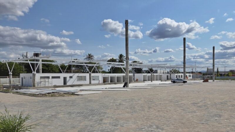 Obras do Terminal Rodoviário de Horizonte avançam para 30%