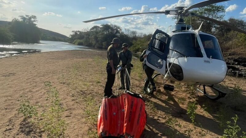 Agilidade e integração: Ciopaer/SSPDS e CBMCE atuam conjuntamente no combate a incêndio em Crateús