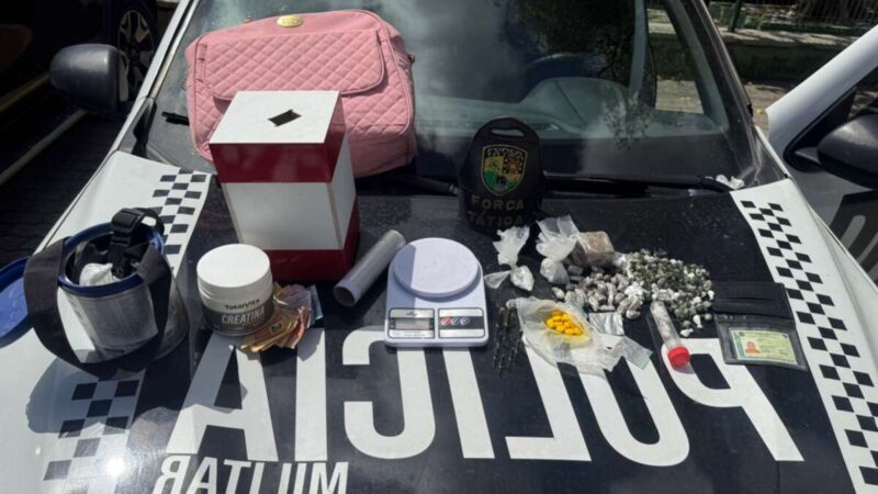 Polícia Militar prende suspeito de tráfico de drogas na Sapiranga