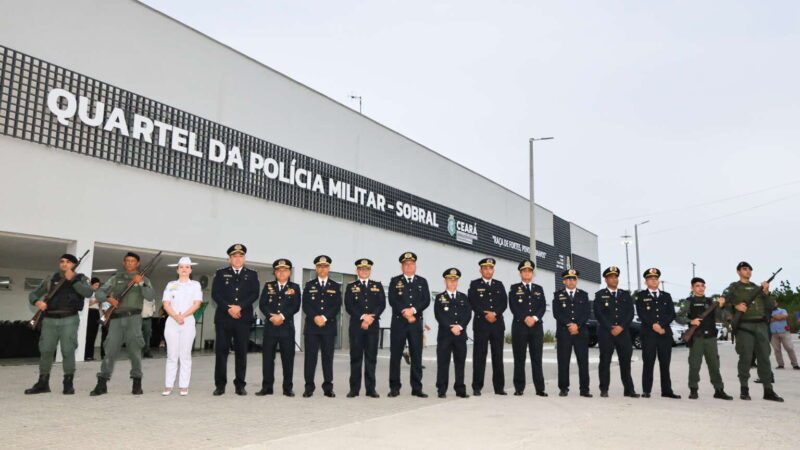 Sobral: Governo do Ceará inaugura sede do 3º Comando Regional da Polícia Militar e doa 350 armas para a Guarda Municipal
