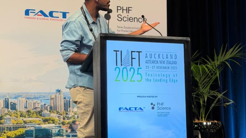 Perito legista da Pefoce é premiado em congresso internacional de toxicologia Forense, na Nova Zelândia