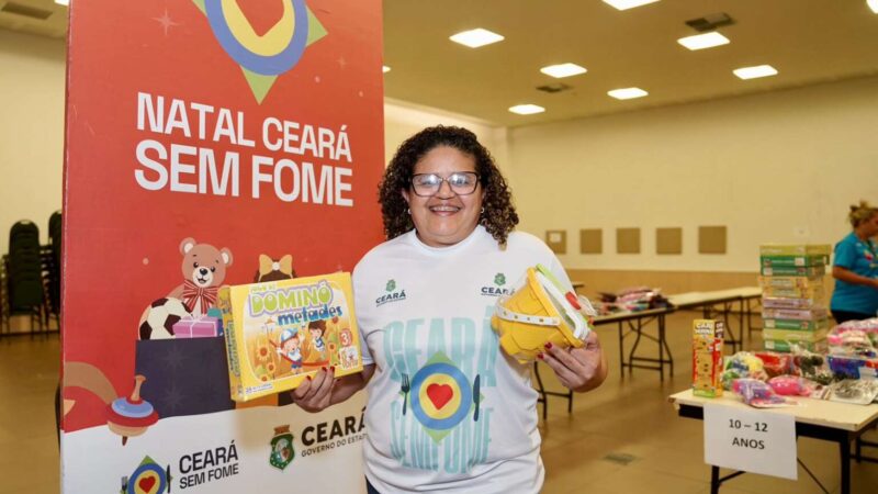 Campanha Natal Ceará Sem Fome inicia arrecadação e triagem de brinquedos no Centro de Eventos