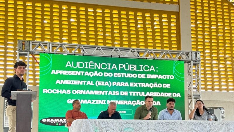 Em Massapê, audiência pública discute impactos e apresenta estudo ambiental de projeto de mineração
