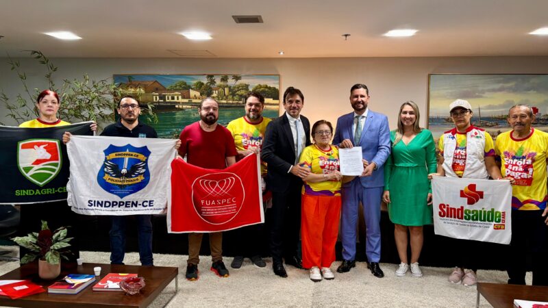 Presidência da Alece recebe sindicato de servidores públicos